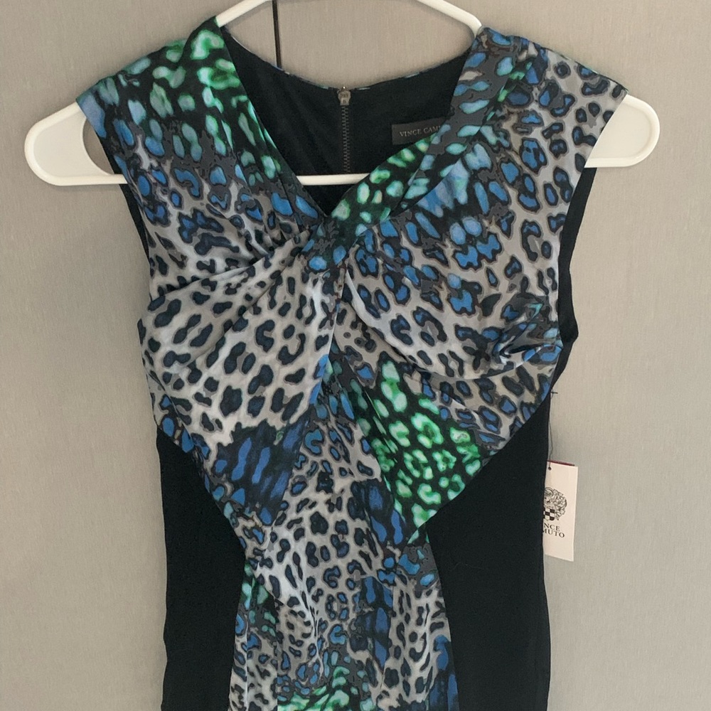 Vince Camuto black tank style blouse